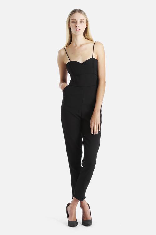 Crossover Bralet Tapered Jumpsuit