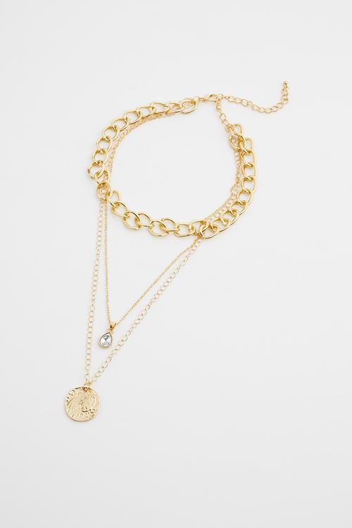 Kaylee layered necklace - gold