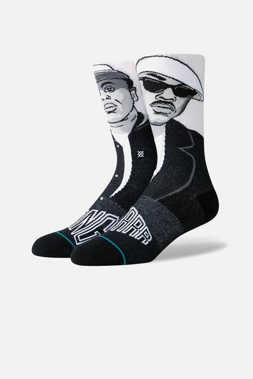 Premier and guru socks - white & black
