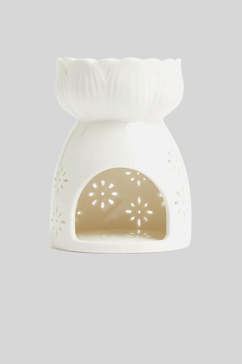Star ceramic oil burner - white