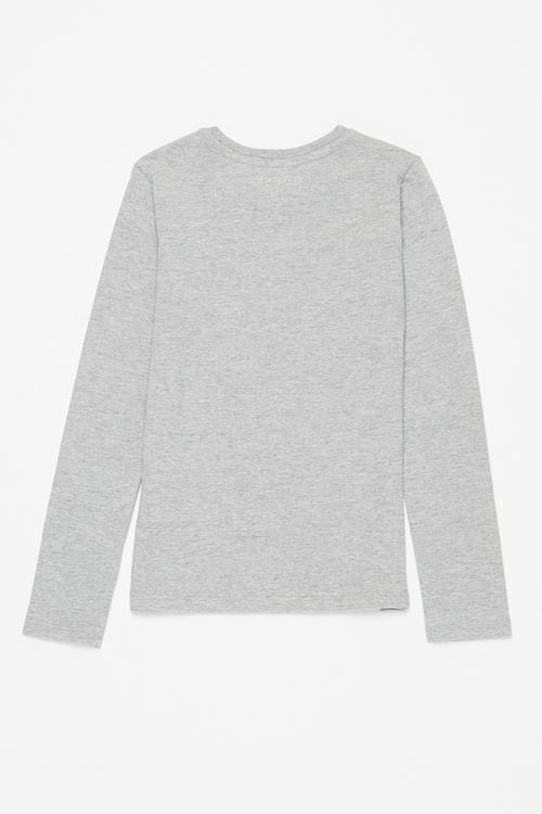 Heart guess tri tee - grey 