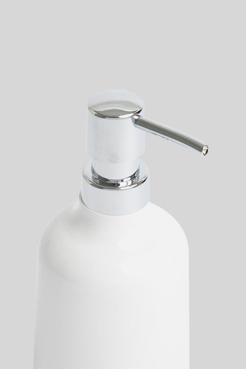 Step soap pump - white 
