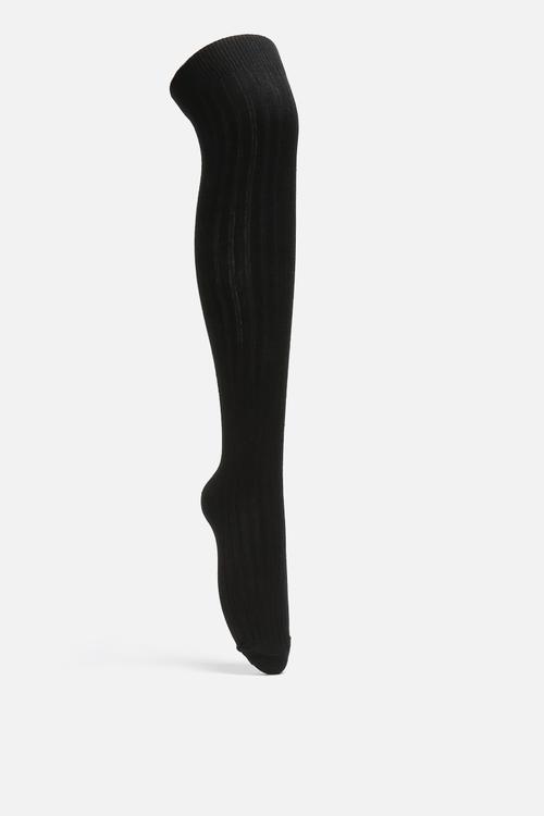 Ribbed Modal Over-the-Knee Sock 