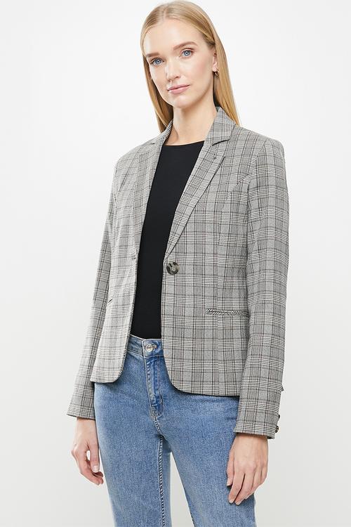 Paige check suit blazer - multi