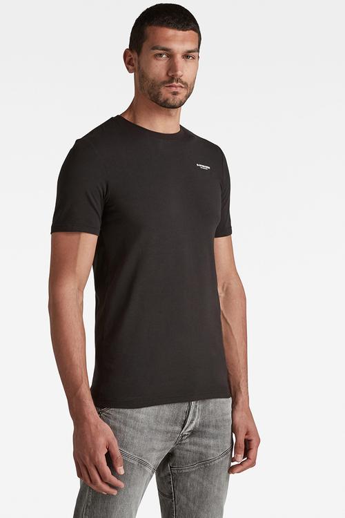 Slim base r t short sleeve - dk black