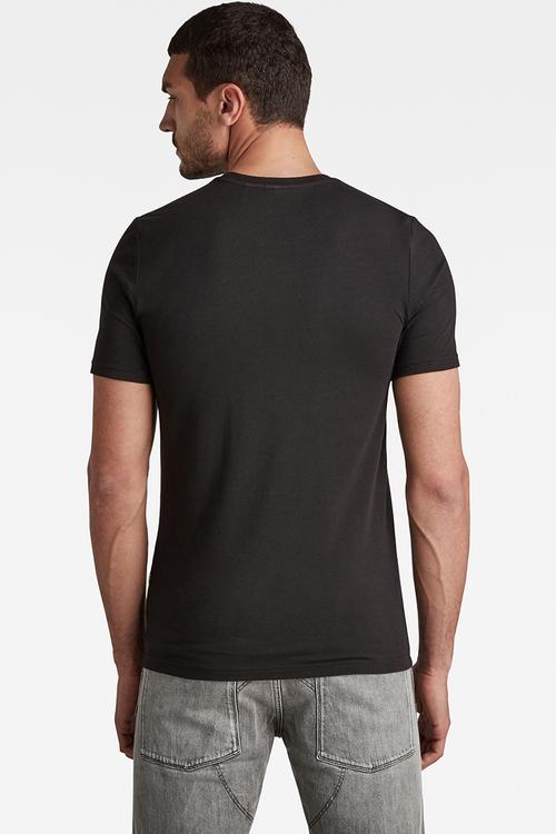 Slim base r t short sleeve - dk black