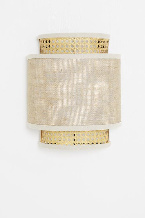 Indo double layer wall light - natural