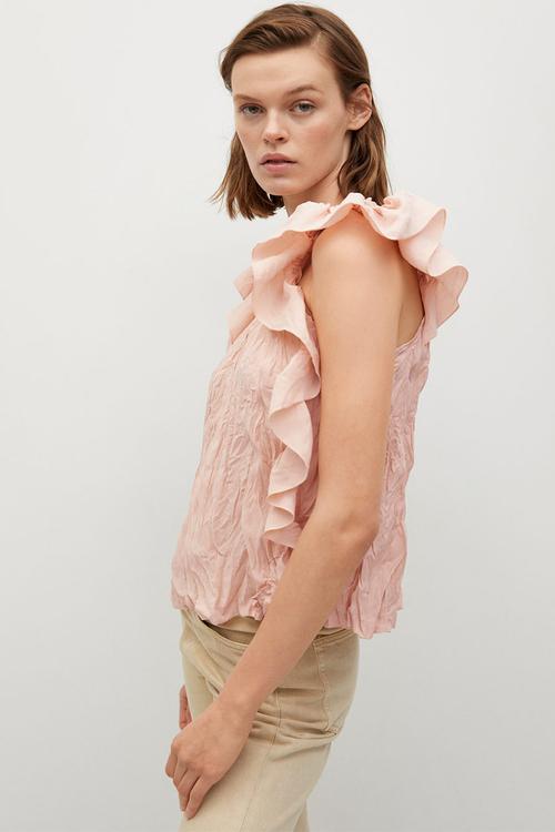 Blouse costa - light pastel pink