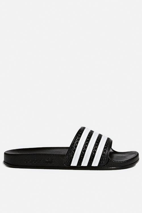 Adilette j - black/white