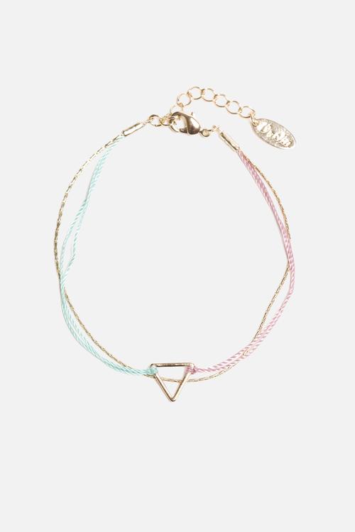 Open Triangle & Thread Bracelet