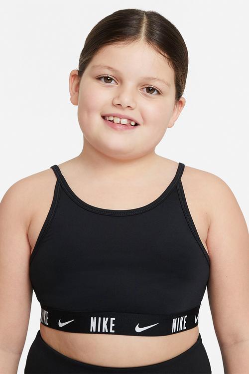 Girl nike trophy bra - black & white