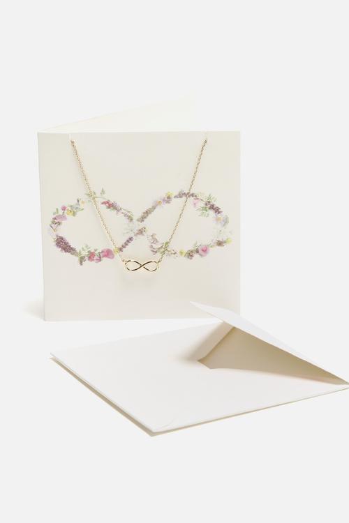Garland Infinity Necklace Postcard