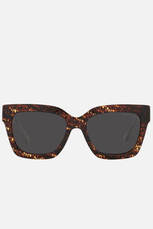 Berkshires square - mk logo print tortoise
