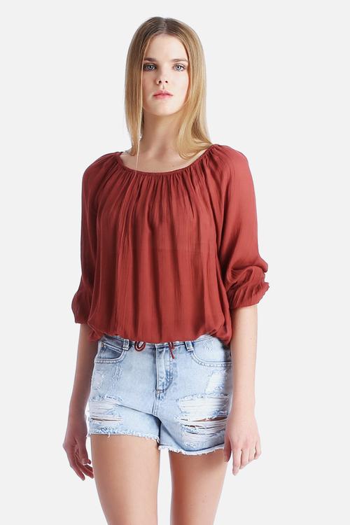 Casual Bardot Top