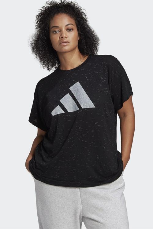 Plus win 2.0 short sleeve tee - black melange