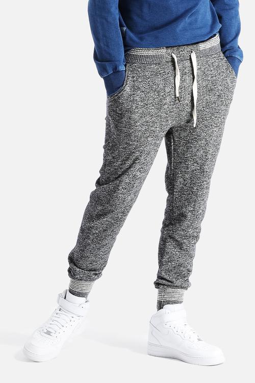 Salt & Pepper Knitted Rib Jogger