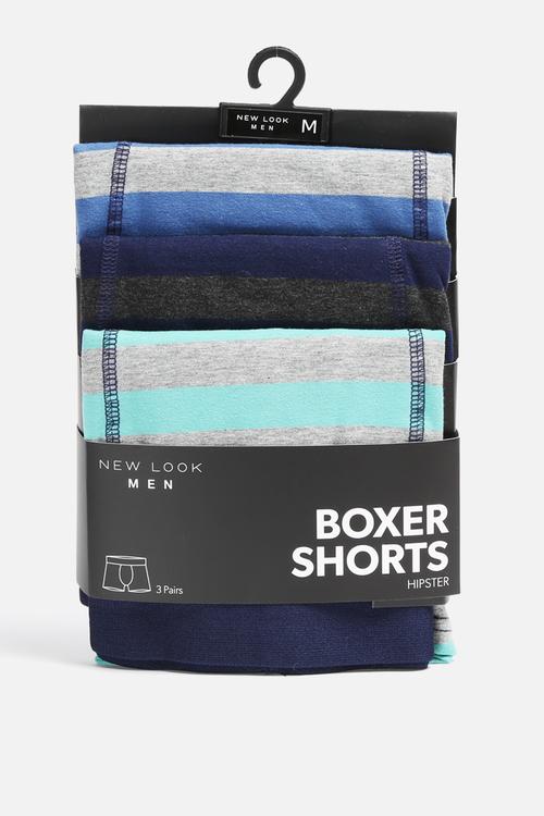 Green Blue & Purple Stripe 3 Pack