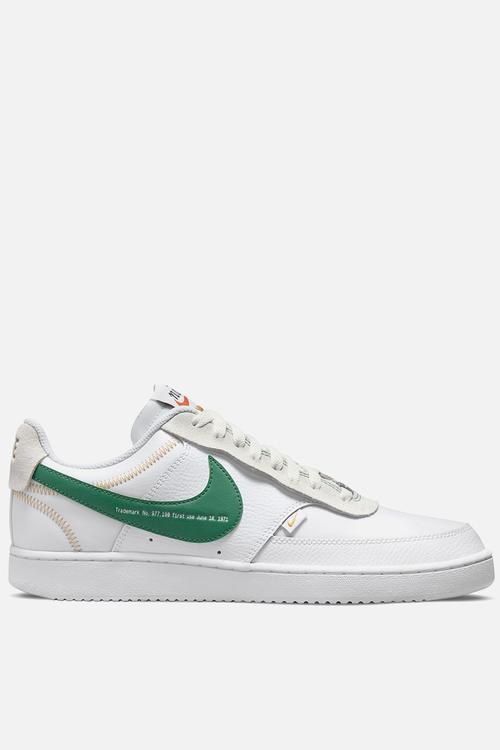 Court Vision low Premium - white/green noise-sail