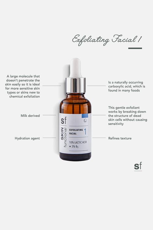 10% Lactic Acid + 3% B5 - Exfoliating Facial 1