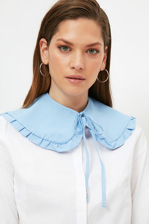 Peter pan collar - blue