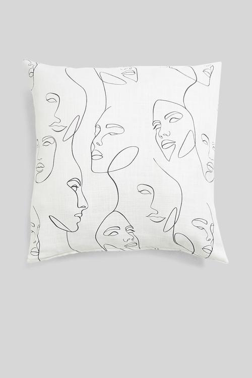 Pensive cushion cover - ivory