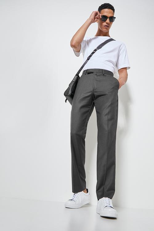 Regular fit trouser - grey