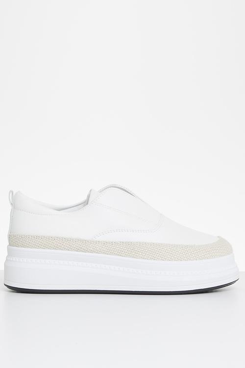 Senhora 2 flatform sneaker - white