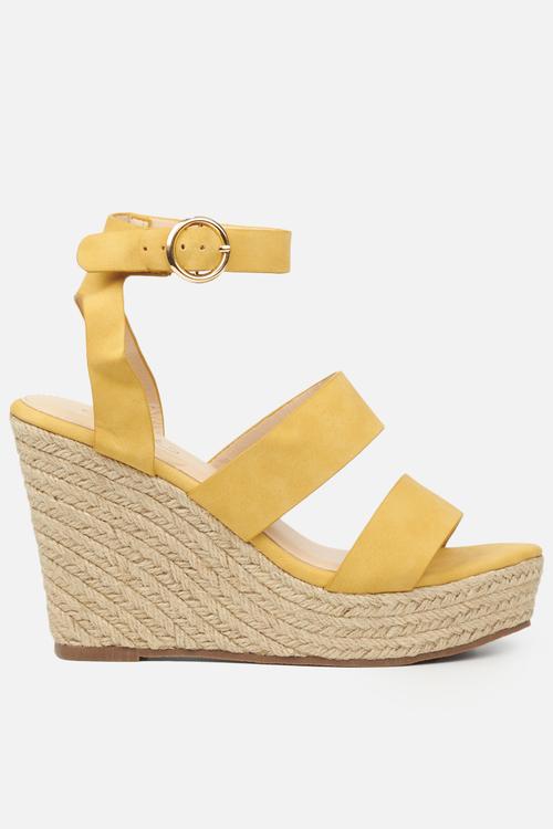 Threat1 espadrille wedge - yellow