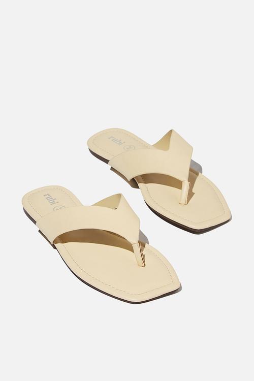 Everyday molly toe post sandal - butter pu