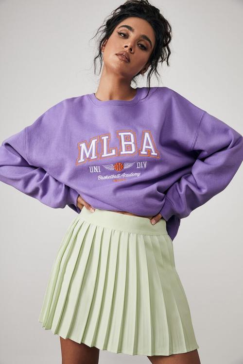 Mini pleat skirt - pistachio