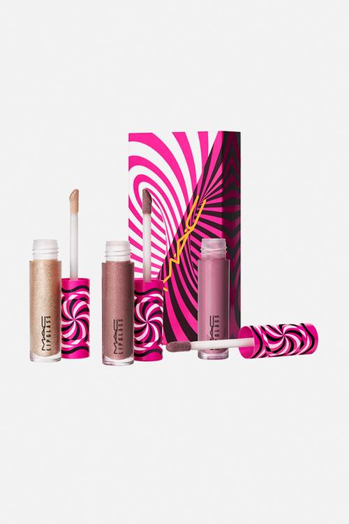 Tiny Tricks Mini M·A·C Lipglass Trio - Cool