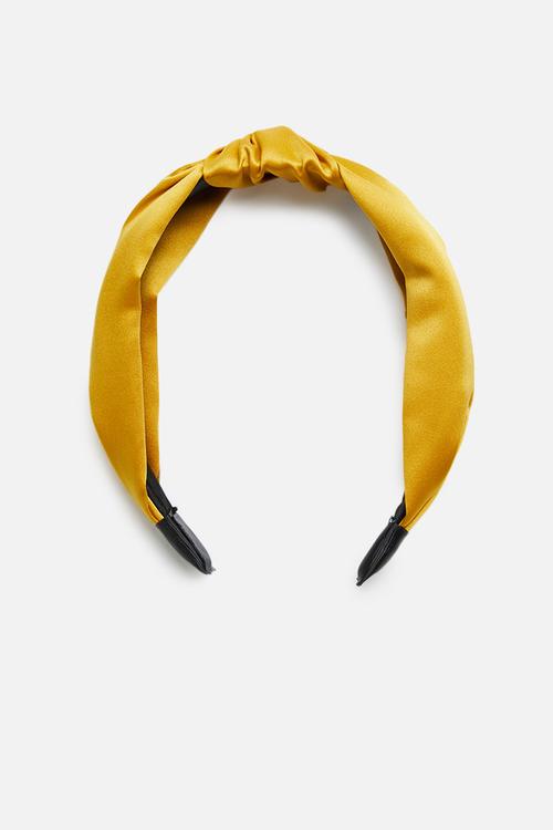 Knotted headband - mustard
