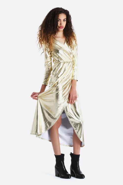 Fool's Gold Maxi Dress