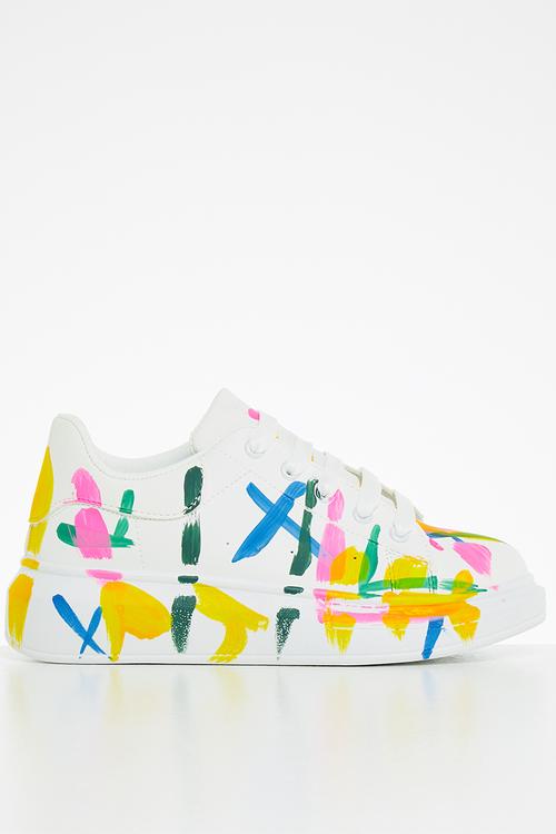 Hype 3 wax sneaker - multi 