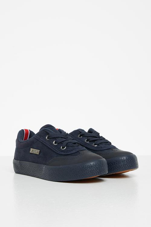 La 1 faux suede sneakers - navy