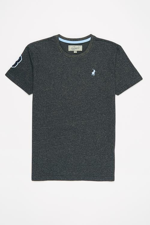 Boys pjc hawke space dye tee - navy