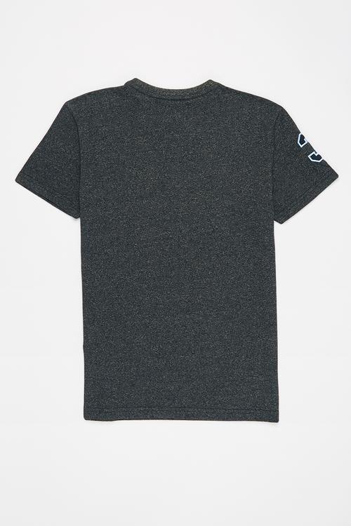 Boys pjc hawke space dye tee - navy