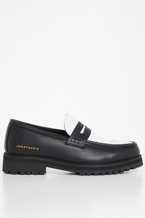 Penny moc - black/white