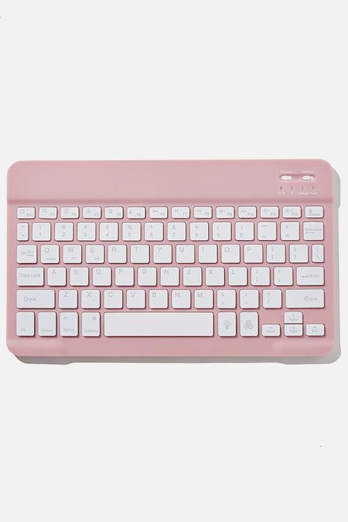 Led wireless keyboard 10 inch - dusty lilac