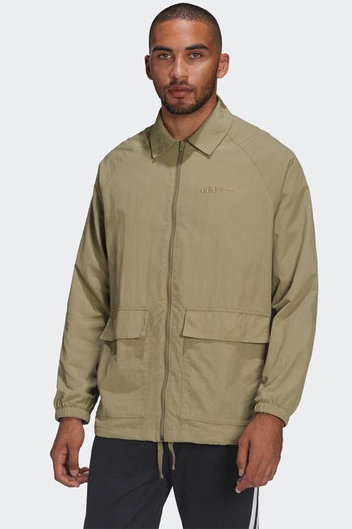 Trefoil 'area 33' Coach Jacket - khaki green 