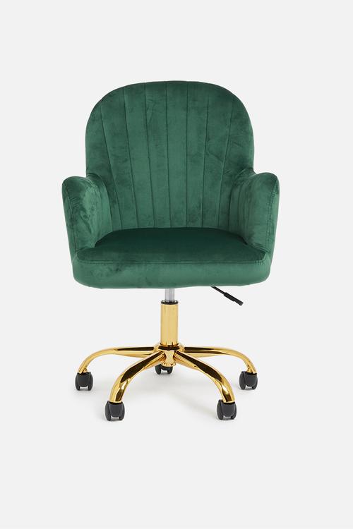 Flute office chair - green
