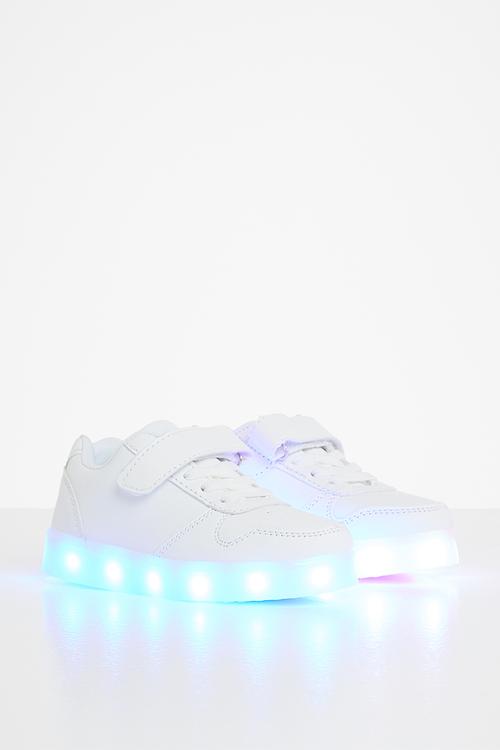 Kids light up sneaker - white