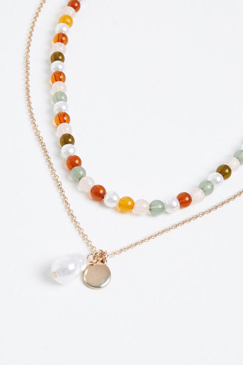 Cara layered necklace - multi