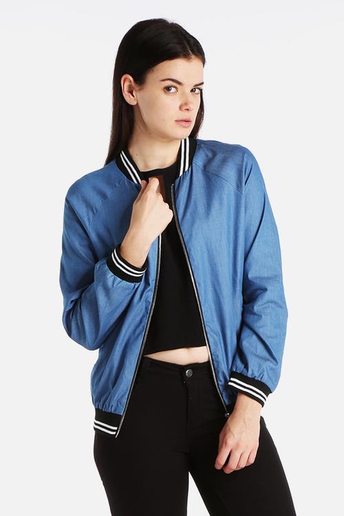 Breaking Bad Denim Embroidered Bomber