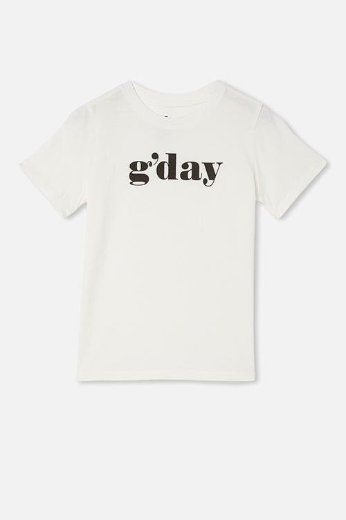 Max short sleeve tee - retro white
