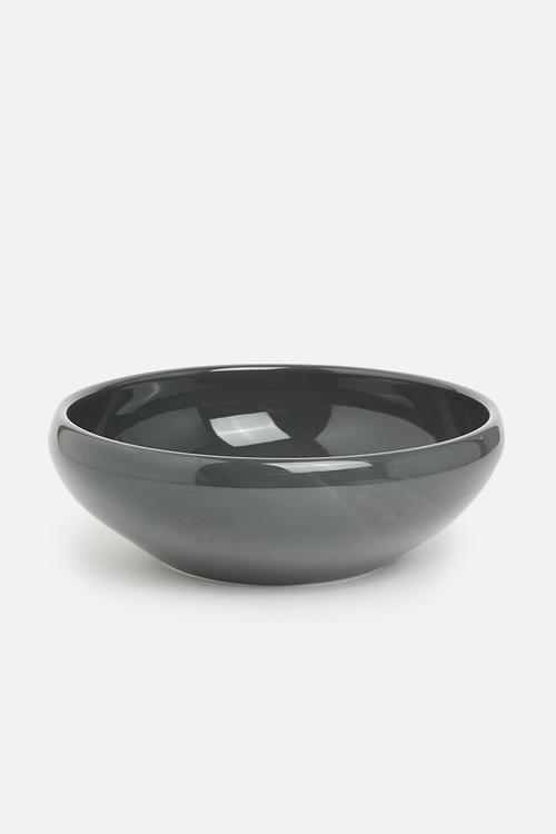Irregular salad bowl - dark grey
