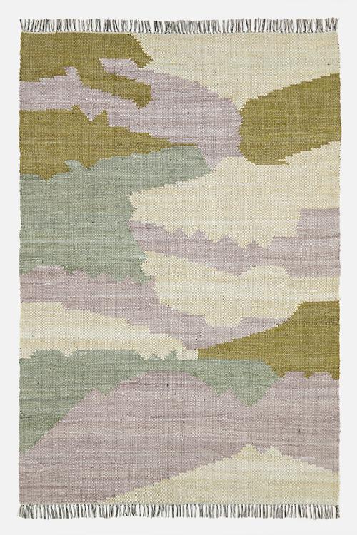 Contour woven rug - multi
