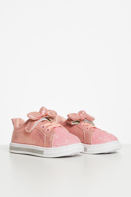 Girls glitter sneaker - pink