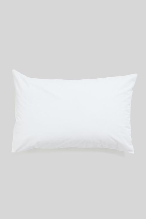 Waterproof standard terry pillow protector - white