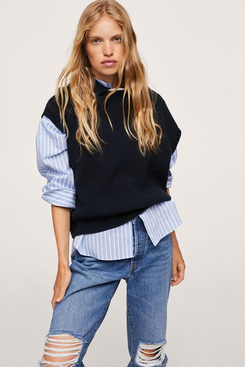 Waistcoat stacks - navy